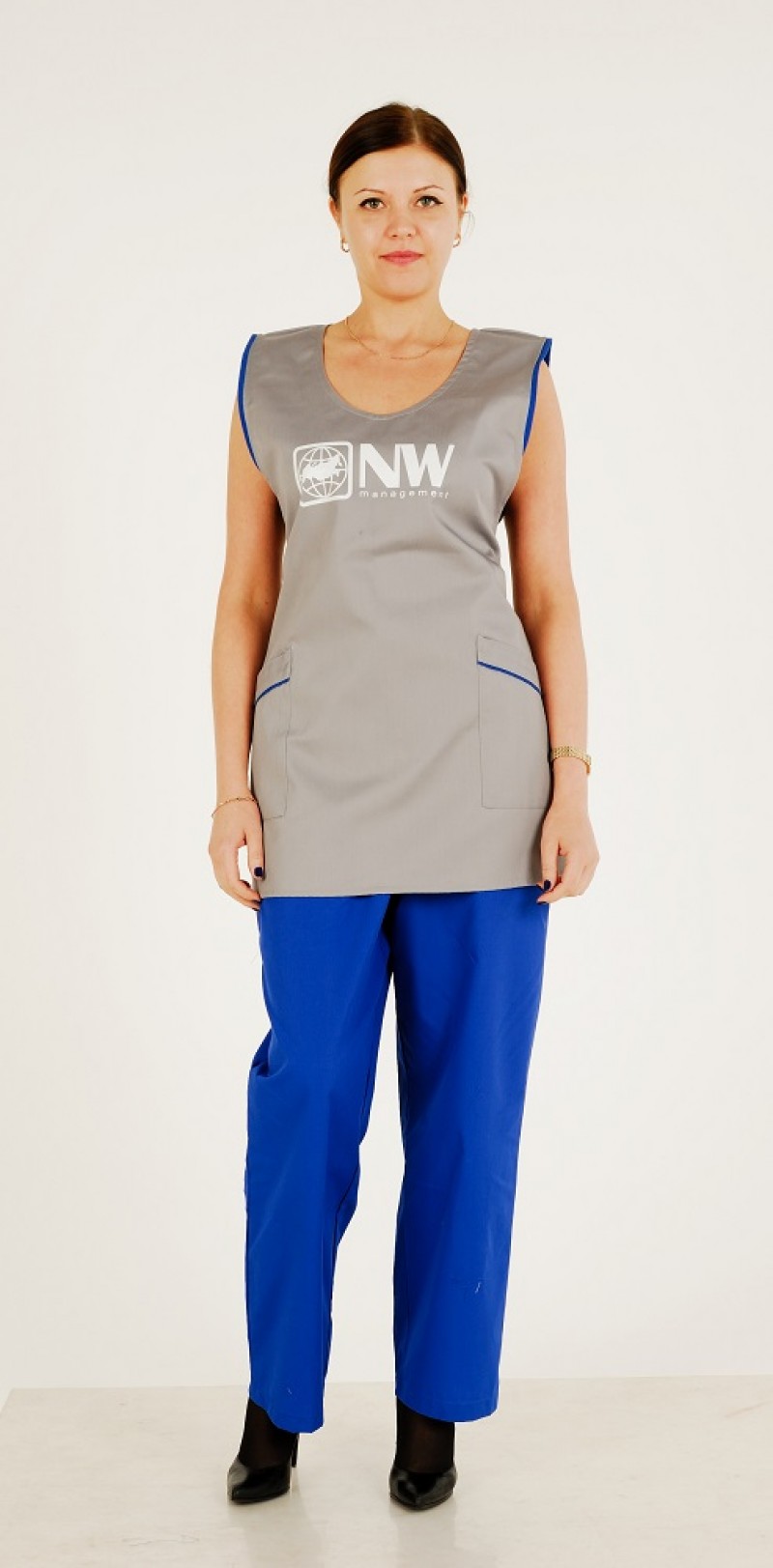 Туника для уборщицы с круглым вырезом Туника для уборщицы с круглым вырезом