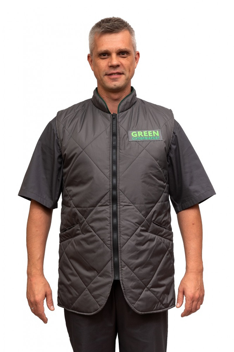 Жилет продавца на молнии Жилет продавца на молнии